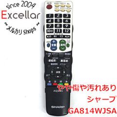 [bn:4] SHARP　テレビリモコン　GA814WJSA　本体いたみ