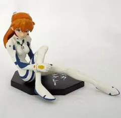 【中古】食玩 トレーディングフィギュア 惣流・アスカ・ラングレー(プラグスーツ白) 「新世紀エヴァンゲリオン キャラクターズ TYPE-F」