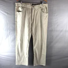 エディーバウアー Eddie Bauer デニム 綿100％ 革ラベル RELAXED-FIT ベージュ 2025091100253