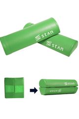 【特価セール】stan ストレッチ用ポール フォームローラー ハーフ ［半円にも ヨガポール にもなる2wayストレッチローラー］ (グリーン)