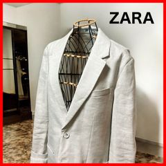 ✨ZARA ザラ テーラードジャケット ブレザー スーツ グレイ Mサイズ メンズ