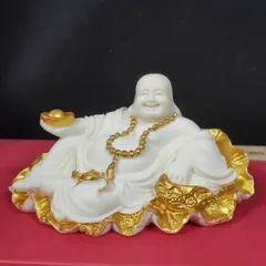 布袋様 黄金 開運 運気 風水 玄関 昇運 風水 置物 縁起物 魔除け 七福神 ゴールド 豊 贈り物 プレゼント 仏像 神様 インテリア リビング 厳