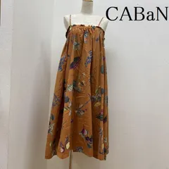 CABaN 2way ボタニカル ワンピース スカート 花柄 オレンジ 2025年最新】CABAN ワンピース ボタニカルの人気アイテム - メルカリ