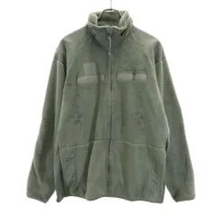 PECKHAM U.S.ARMY GENIII フリースジャケット M カーキグレー ミリタリー メンズ 古着