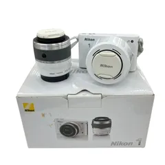 Nikon J1 ホワイト 本体とバッテリー付き　ジャンク品 Yahoo!オークション -「nikon1 j1 ジャンク」の落札相場・落札価格