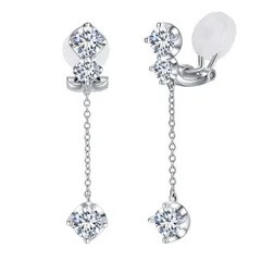 FH.bird イヤリング レディース 人気 揺れる 痛くない 最高級ジルコニア シルバー925 金属アレルギー対応 結婚式イヤリング ブランド おしゃれ 上品 パーティーィ デート 誕生日 プレゼント 女性