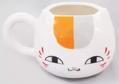 【中古】マグカップ・湯のみ(キャラクター) ニャンコ先生(目開き) ニャンコ先生かふぇ 顔型マグカップ～かふぇはじめました～ 「夏目友人帳」