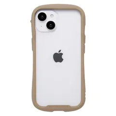 【新品】 iFace Reflection Frost iPhone 15/14/13 ケース クリア 強化ガラス (ベージュ)【指紋が目立ちにくい 黄変防止 すりガラス 半透明 アイフェイス iphone15 iphone14 iphone13 カバー  1