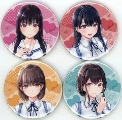 【中古】バッジ・ピンズ [単品] 集合 缶バッジ4個セット 「PC/PS4/Switchソフト 制服カノジョ2 ファミ通DXパック 3Dクリスタルセット」 同梱特典