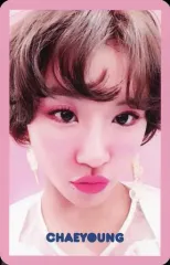 【中古】コレクションカード(女性) TWICE/チェヨン/外枠ピンク色/4th Mini Album CD「SIGNAL」付属フォトカード SELFIE ver.2