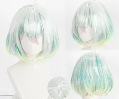 宝石の国 ダイヤモンド オーロラ キラキラ ラメ ウィッグ セット済み 宝石の国 ダイヤモンド オーロラ キラキラ ラメ ウィッグ セット済み