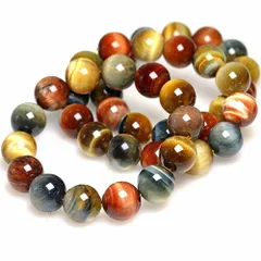 ミックスタイガーアイ　ブレスレット　最上位品質ＡＡ