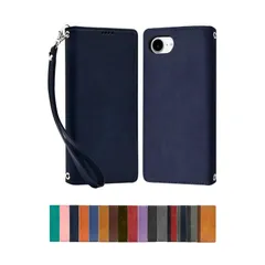 【 新品 未開封 】   shizukawill iPhone16e 手帳型 ケース カバー 本革調 レザーケース (シズカウィル) ネイビー APIPSE4NAVY 未使用 送料無料