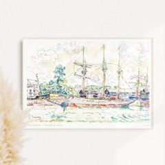 ポール・シニャック、「PAYSAGE A LEZARDRIEUX」 ポール・シニャック、「PAYSAGE A LEZARDRIEUX」 絵画