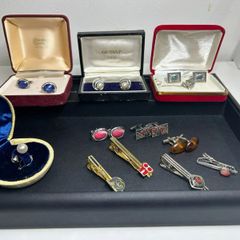 【おまとめ品】【中古】メンズアクセサリー　カウス＆タイピン