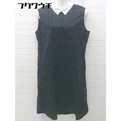 ◇ ◎ BEAMS BOY ビームスボーイ ノースリーブ ドット 水玉 膝丈 ワンピース ブラック ホワイト レディース 【中古】 【1002801810597】のサムネイル