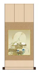 複製/酒井抱一/蓬莱山図/工芸品/祝事山水図/横物/掛軸/名家伝来/AE-48 真作】玉亭/蓬莱山図/山水図/祝事山水図/掛軸/名家伝来/AD-131