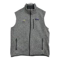 patagonia パタゴニア ベターセーター フリースベスト アウトドア グレー(メンズ XL)中古 古着 U4049