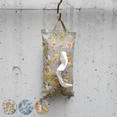 ティッシュケース tente BOTANICAL ソフトパック （ ティッシュ ケース ティッシュカバー ティシュ入れ ティッシュボックス カバー 吊り下げ テンテ 収納 壁掛け ループ付き 車 テーブル 箱なし おしゃれ 花 植物 ）