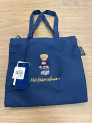 新品　ラルフローレン　ポロベア　トートバッグ　ネイビー