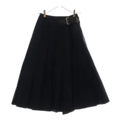 プラダ PRADA 美品 プリーツ ラップ 巻き スカート 40ベージュ プラダ PRADA 美品 プリーツ ラップ 巻き スカート 40ベージュ