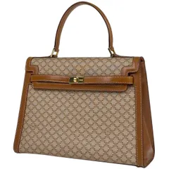 レア　CELINE  セリーヌ　マカダム　ハラコ　ハンドバッグ　トートバッグ CELINE セリーヌ Cマカダム ハラコ ハンドバッグ (タグ付き
