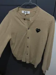 COMME des GARCONS(コム・デ・ギャルソン) ベージュ カーディガン L