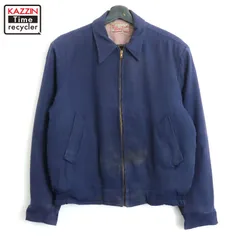 50s アトミック柄ギャバジンジャケット 50s レーヨンギャバジャン アトミック柄 CAMPUS - ジャケット