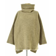 【nestRobe】01204-1053 ウール裏毛起毛タートルチュニック長袖チュニック