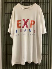 90‘s EXP JEANS Print T-Shirt プリントTシャツ　カットソー