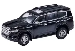 【中古】ミニカー 1/64 トヨタ ランドクルーザー LC300 - LHD(ブラック) [KS042-154 ]