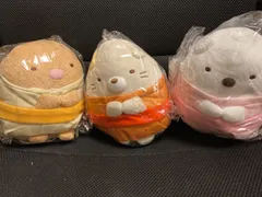 新品 すみっコぐらし タピオカ 柄 ゆかた ぬいぐるみ ねこ しろくま とんかつ