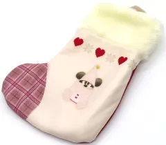 【中古】バッグ 白いリルリンリン 靴下型袋(クリームフィルド・ビスケット) 「ディズニー・クリスマス2024」 東京ディズニーリゾート限定