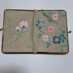 2024年最新】がま口 ハンドメイド 刺繍 花刺繍 手刺繍の人気