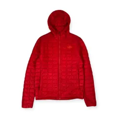 The North Face ザ・ノースフェイス キルティング 中綿 ナイロンジャケット ジャンパー S/レッド メンズ