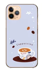 iPhone 17 Pro ケース カバー アイフォン17プロ スマホケース ハードケース カフェ 喫茶店 コーヒー 珈琲 カプチーノ アメリカーノ エスプレッソ ラテ モカ イラスト おしゃれ カラー01