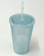 【中古】マグカップ･湯のみ ロゴコールドカップタンブラーバンピーライトグリーン473ml 「スターバックスコーヒー」