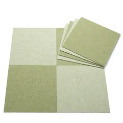 【在庫処分】タイルカーペット ずれない 30×30cm 洗える】サンコー グリーンセット 8枚 消臭 フラットタイプ 撥水 おくだけ吸着 ジョイントマット 【日本製 KD-33