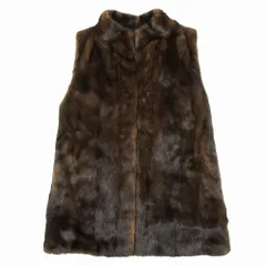 EMBA ミンク ベスト ジレ レディース 秋冬 羽織り リアルファー 楽天