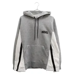 Sacai (サカイ) 21AW×NIKE NYLON DOCCING SWEAT HOODIE CV5727-063×ナイキ ナイロンドッキングスウェットプルオーバーフーディ 再構築パーカー グレーのサムネイル