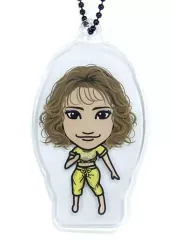 【中古】キーホルダー・マスコット(女性) YURINO(Happiness) クリアチャーム 2018カレンダーVer. EXILE TRIBE STATION オンラインカプセル