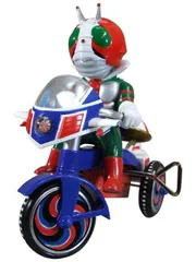 タイガー　ゼンマイ式ベル付き三輪車　昭和レトロ　日本製 タイガー ゼンマイ式ベル付き三輪車 昭和レトロ 日本製