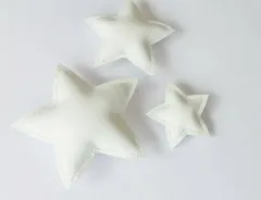 Star Wall Decals- Brite White