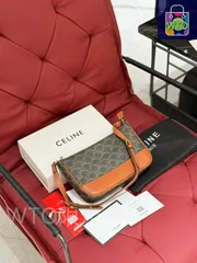 【今日特価】CELINE Mahjong Armpit Bag - セリーヌ マージャン アーマピット バッグ-WTO輸入1