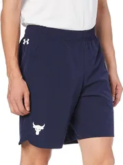 ☆【新品】UNDER ARMOUR アンダーアーマー   トレーニングショートパンツ  UAプロジェクトロック  ウーブンショーツ ネイビー  ※メンズ サイズS M L XL