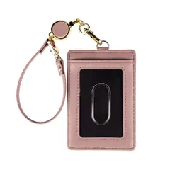 ☆ サーモンピンク ☆ LIZDAYS リールストラップ付きパスケース LIZDAYS リズデイズ パスケース lz-66301 パスケースリール付き レディース メンズ 定期入れ icカード 2枚 リール付き PUレザー フェイクレザー 女子校生 高校生