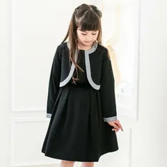 【黒ボレロ×黒OP】お嬢様のアンサンブルスーツセット TAK キッズ キャサリンコテージ