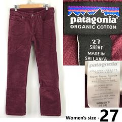patagonia【パタゴニア】 コーデュロイパンツ【レディース27/股下76cm/ワインレッド/赤紫】ズボン/ボトムス/Pants/Trouser◆BJ069-g