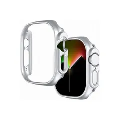 Miimall対応Apple Watch Ultra 49mm 専用ケース アップルウォッチ ケース（シルバー）