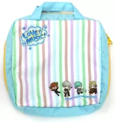 【中古】バッグ(キャラクター) 集合(先輩4人/ブルー柄) マルチポーチB 「うたの☆プリンスさまっ♪」